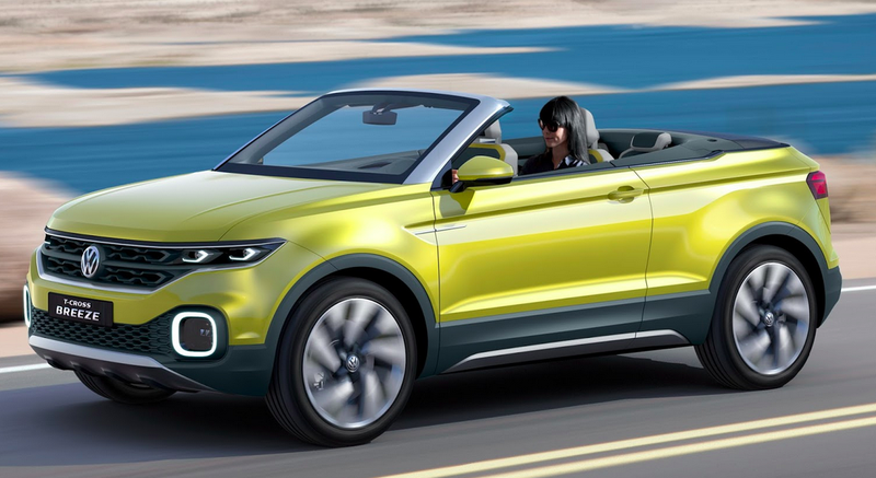 Illustration for article titled The Volkswagen T-Cross Breeze Concept Could Own The Lucrative Convertible SUV Market